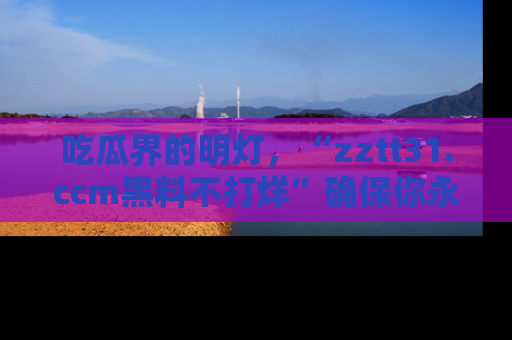 吃瓜界的明灯，“zztt31.ccm黑料不打烊”确保你永不迷路！
