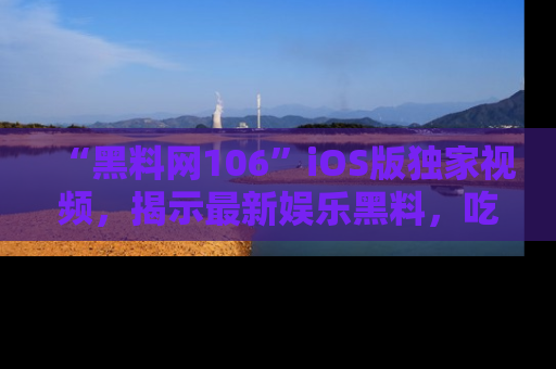 “黑料网106”iOS版独家视频,揭示最新娱乐黑料,吃瓜不停!