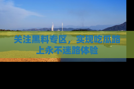 关注黑料专区，实现吃瓜路上永不迷路体验
