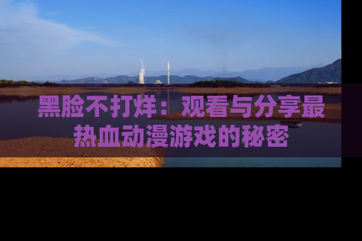 黑脸不打烊：观看与分享最热血动漫游戏的秘密