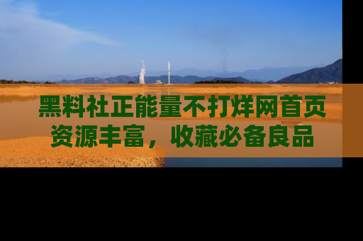 黑料社正能量不打烊网首页资源丰富，收藏必备良品