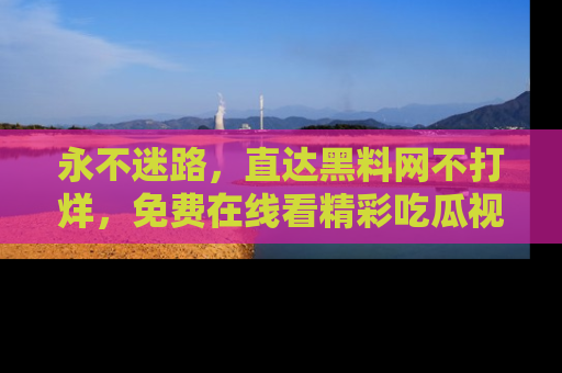 永不迷路,直达黑料网不打烊,免费在线看精彩吃瓜视频!