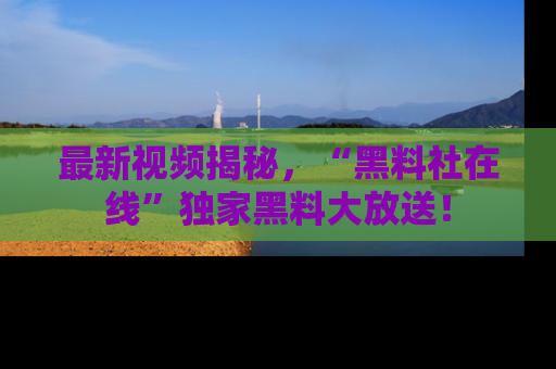 最新视频揭秘，“黑料社在线”独家黑料大放送！